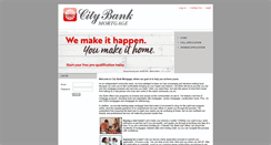Desktop Screenshot of mortgage.citybankonline.com